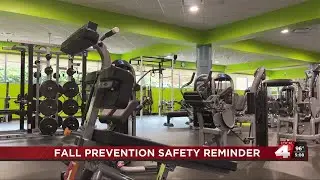Fall prevention safety reminder