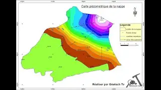 Réalisation de la carte piézométrique de la nappe avec ArcGIS