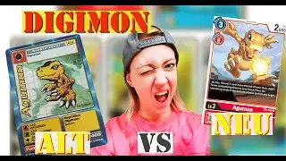 Digimon Karten - ALT vs NEU !! Welche Karten sind m&auml;chtiger?