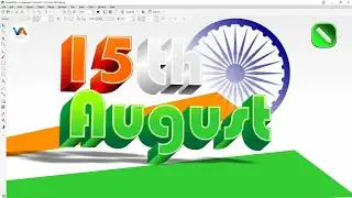 Amazing Independence Day Design in CorelDRAW 🇮🇳 | 15 August Special Graphic Design Tutorial