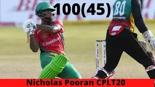 Nicholas Pooran On Fire 100(45) || Great knocks