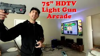 Playing Arcade Light Gun Games on a 75