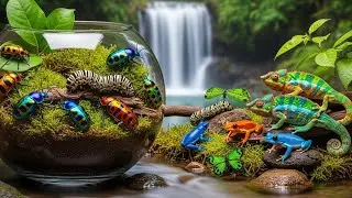 The Secret Life of Rare Colorful Insects  A Deep Forest Documentary Exploring Life Inside Wood