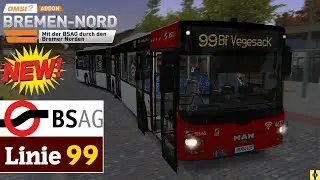 OMSI 2 [60 FPS] - BREMEN-NORD Linie 99 im MAN Lion's City GL - Let's Play Omsi 2 [#431]