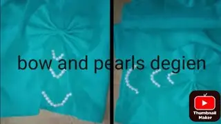 Bow and pearls Trouser degien #new trending degiens # pant mohri design 2025