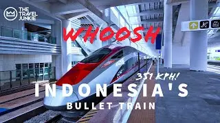 WHOOSH WHOOSH WHOOSH YEAH! | INDONESIA'S BULLET TRAIN 351 KPH | ASMR | JAKARTA TO BANDUNG RETURN