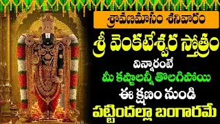 SRI VENKATESWARA STOTRAM TELUGU LYRICS శనివారం వింటే మీ కష్టాలన్నీ తొలగిపోయి పట్టిందల్లా బంగారమే