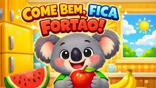 Coala nino: Come Bem, Fica Fort&atilde;o! 💪 M&uacute;sica da Alimenta&ccedil;&atilde;o Saud&aacute;vel para Crian&ccedil;as