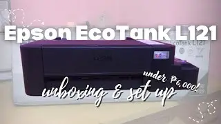 affordable budget printer unboxing | under ₱6,000!