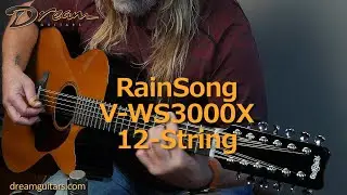 Brand New Rainsong V-WS3000X 12-String, Carbon Fiber/Hybrid Spruce & Carbon Fiber