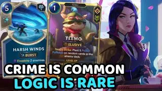 THE BEST MUSHROOM DECK! CAITLYN TEEMO FRELJORD  | Legends of Runeterra
