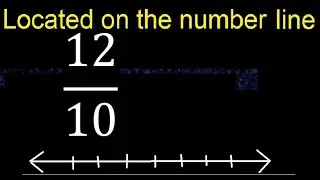 Located 12/10 on the number line , locate fractions on the number line . represented