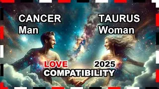 Love Compatibility YEAR 2025: Taurus Woman and Cancer Man 🌟💖 #taurus #cancer #forecast