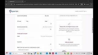 How to Create Your Experian Account Online