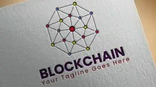 1.49 professional blockchain logo design. Adobe illustrator tutorials.