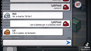 Barbie Girl | Lyrics Prank Among Us