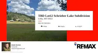 TBD Lot12 Schrieber Lake Subdivision, Libby, MT 59923