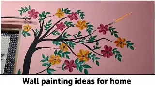 Latest Tree Flower Wall Art Painting Design Ideas 2026 / By Padma