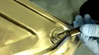 How to change the water flow on a drinking fountain swan neck tap