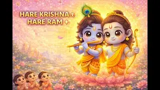 Hare Krishna Hare Ram|Cute Devotional Mantra|Peaceful for Mind & Soul - DIVINE RAAG BHAKTI ORIGINALS