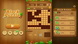Wood Block Puzzle (by Beetles Games Studio) - free block puzzle game for Android and iOS - gameplay.