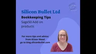Bookkeeping Tips - Sage50 Add on products