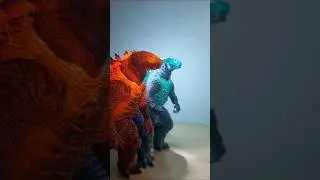 Do you really think so? #godzilla #thermonuclear #supercharged #mechagodzilla #stopmotion