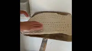 Baking Iranian Sangak bread