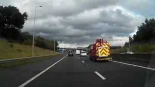 Drive From Glasgow To Doune Castle Scotland