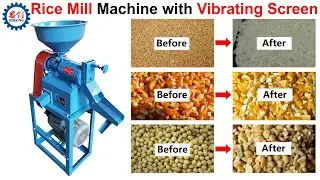 Rice Milling Machine with Vibrating Screen Made in China