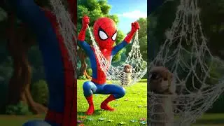 Spider Man&rsquo;s Rescue Mission &ndash; Helping the Baby Bird! 🌿 #SpiderRescue #KindHero #KidsNature