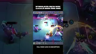 WYRMSLAYER FREYA WITH S.A.B.E.R DARK STAR CORE - MAGIC CHESS #shorts