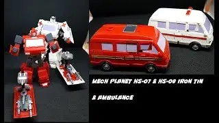 Mech Planet Hot Soldiers H.S 07 Iron tin & H.S 08 Ambulance review