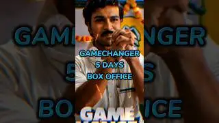 Game Changer 5 Days Box Office - Ram Charan #viral #shorts #gamechanger #disaster