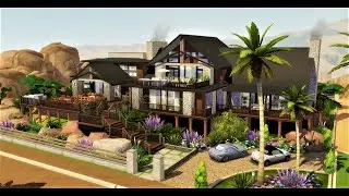 Woodlane house | Base game | The sims 4 speed build (stop motion)