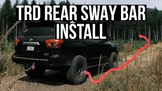 Toyota Sequoia TRD Rear Sway Bar Install