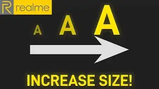 How to Adjust Text Size on Realme Phone