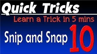 Quick Trick #10 | Snip and Snap Card Trick | DIY Magic