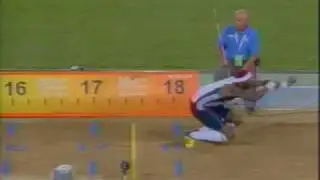 Phillips Idowu Winning Triple Jump   European  Athletics Championships 2010 Triple Jump Final