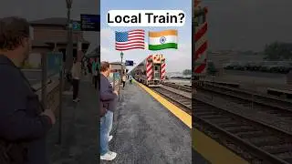 India Waale Dekh Lo! Aisi Train Se Jaate Hai Office 🇮🇳 vs 🇺🇸 #shorts #indianinusa #desiinusa