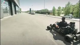 Gokart with a Honda CBR engine. The beast aka The Predator is alive😁