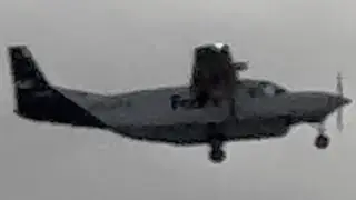 FedEx Feeder (Corporate Air) Cessna 208B Super Cargomaster Takeoff From Idaho Falls [N754FX]