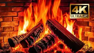 🔥 Успокаивающая атмосфера камина: Камин с потрескивающими звуками огня. Атмосфера камина
