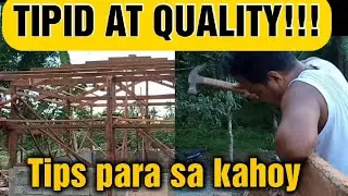 Half Concrete-Amakan House: TIPS SA KAHOY: vlog 17