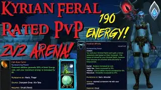 Feral Druid/Ret Paladin PvP | Rated 2v2 Arena | WoW Shadowlands 9.2.5 | Kyrian Feral Druid PvP