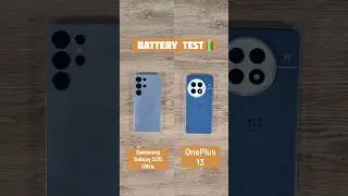 Samsung Galaxy S25 Ultra vs OnePlus 13 Battery Drain Test#samsungs25ultra #oneplus13 #tech #shorts