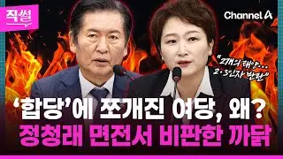 ‘합당’에 쪼개진 여당, 왜?💥🤔…정청래 면전서 비판한 까닭 👀 [직썰]