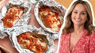 Giada De Laurentiis Cooks Salmon Baked in Foil | Everyday Italian | Food Network
