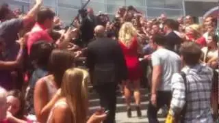 Britney Spears Arrives at Providence Rhode Island X Factor Auditions - Day 1