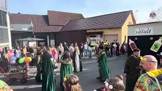 Gaudiwurm Diebach Faschingszug Dienstag Wagen 2025 Fu&szlig;gruppe Hubert Fella #hubertfella Hellau